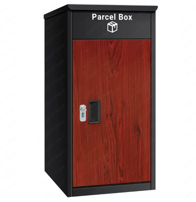 Custom Freestanding Anti Theft Package Storage Box, Powder Coated Mailbox Cabinet for Outdoor Delivery Use