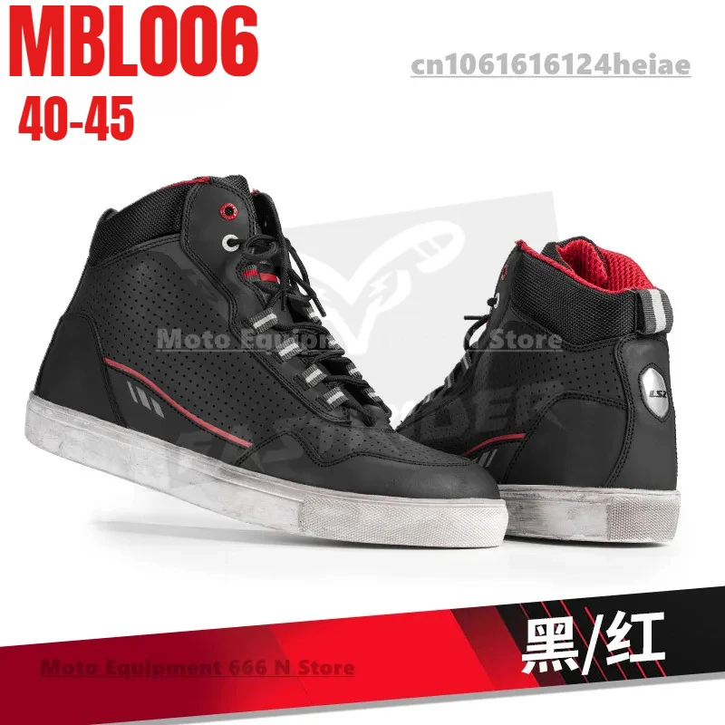 

LS2 Motorcycle Shoes Men's Wear Resistant Casual Shoes Fall Resistant women’s Motorcycle Boots Breathable Boots MBL006