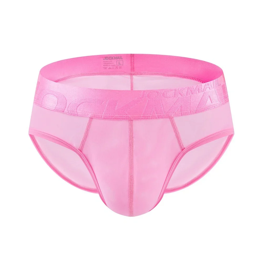 

Men Underpants Ice Silk Underwear Nightwear Sleepwear Solid Color Breathable Low Waist Nylon Fabric Regular Length