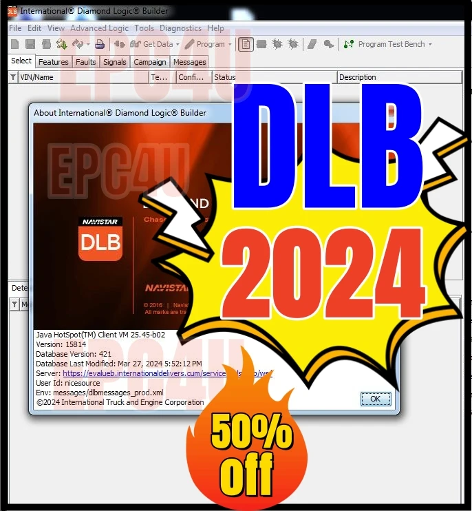 2024 NEW international Diamond Logic builder DLB Navistar Chassis and Programming software