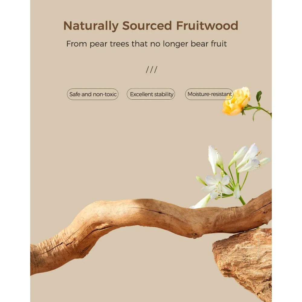 대형 고양이를 위한 고급 원목 캣타워 - 천연 나뭇가지 스크래칭 포스트와 견고한 목재 콘도로 고양이의 편안함을 제공합니다