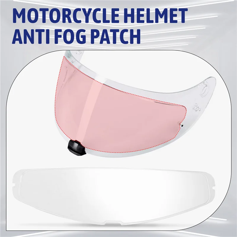 AB96-オートバイヘルメットバイザーフィルム防曇 HJC C70 FG-17 FG-ST Is-17 HJ20M レンズ防曇フィルムオートバイアクセサリー