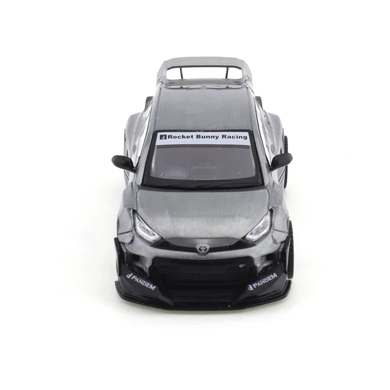 XCARTOYS POPRACE Alloy 1/64 Toyota GR Supercar Collectible Ornament, Yaris InWeibo Varnish Racing Car Model