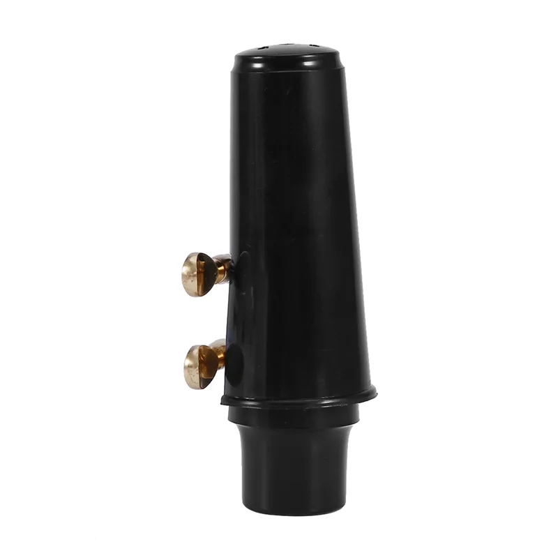 

8X Alto Sax Saxophone Mouthpiece Plastic With Cap Metal Buckle Reed Mouthpiece Patches Pads Cushions