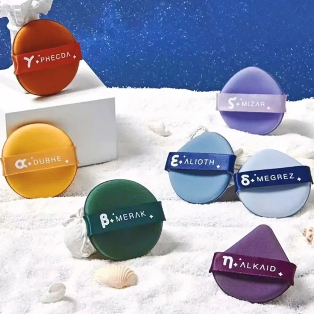 새로운 친수성 폴리우레탄 라운드 페이스 파우더 건식 및 습식 이중 용도 세척 가능한 메이크업 스펀지 경량 소프트 화장품 퍼프