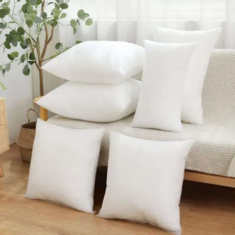 홈 호텔 흰색 베개 내부 충전재 면 패딩 헤드보드 쿠션 코어 부직포 35x35/40x40/50x50cm