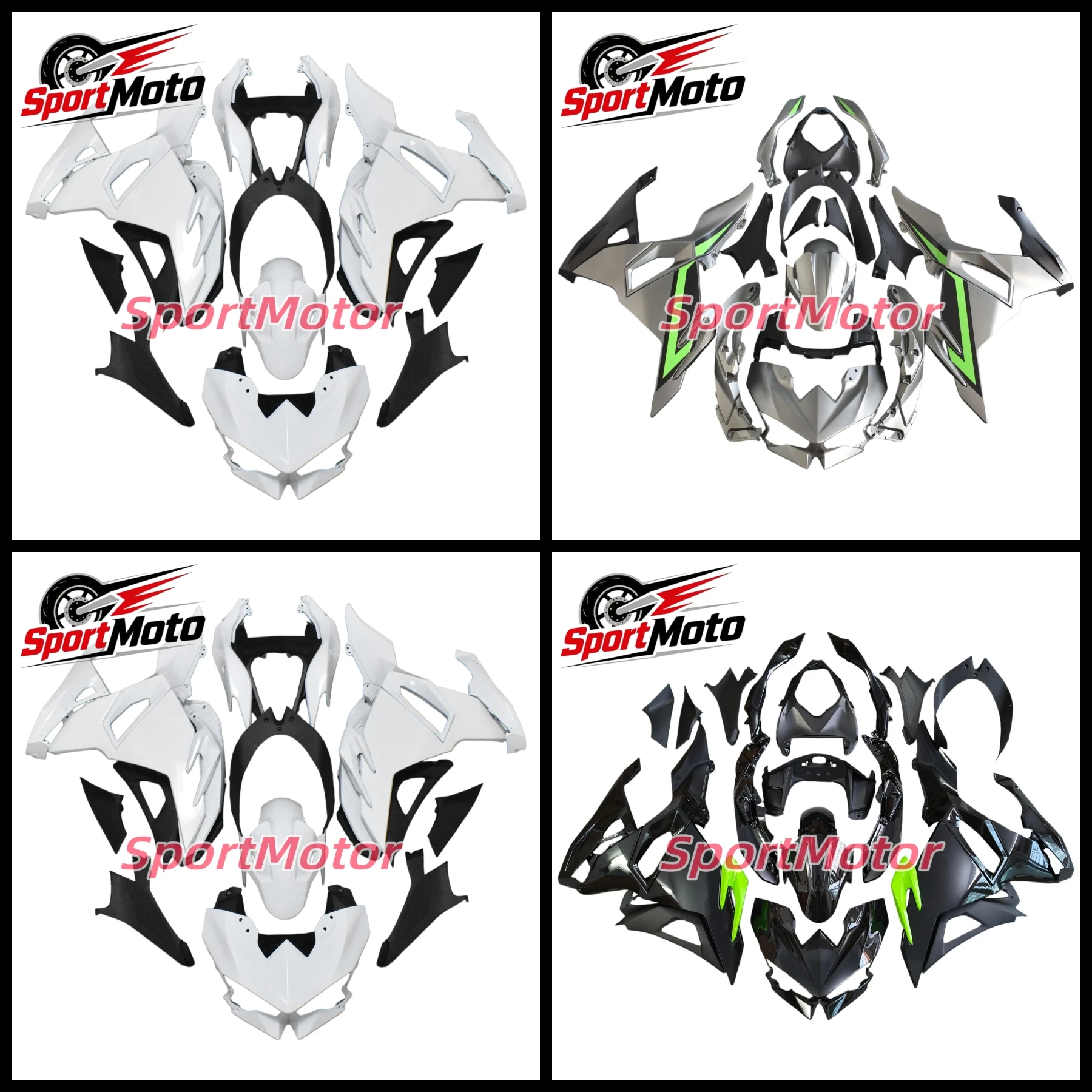 For ZX500 2024 2025 2026 Bodywork Cowling Customize Motorcycle Full Fairing Kit Bright green black red prints Fit FOR ZX 500