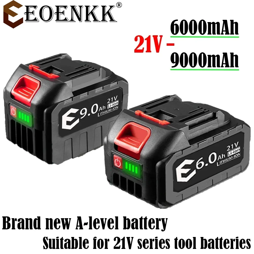 21V 9AH 6AH 3AH high-power durable lithium battery, charger, suitable for Makita 21V series electric tool high voltage water gun