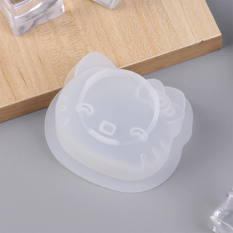 Cartoon Sanrio Hello Kitty Silicone Mold Rice Chocolates Cake Dessert Mold Pinch Music Reduce Pressure Toy Mold