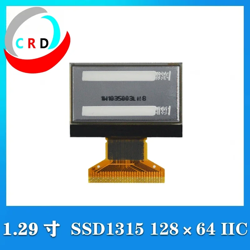 Changruida 1.29 นิ้ว OLED หน้าจอ LCD 128x64 driver SSD1315IIC/SPI serial หน้าจอหน้าจอขนาดเล็กจอแสดงผล tft จอแสดงผล lcd lcd