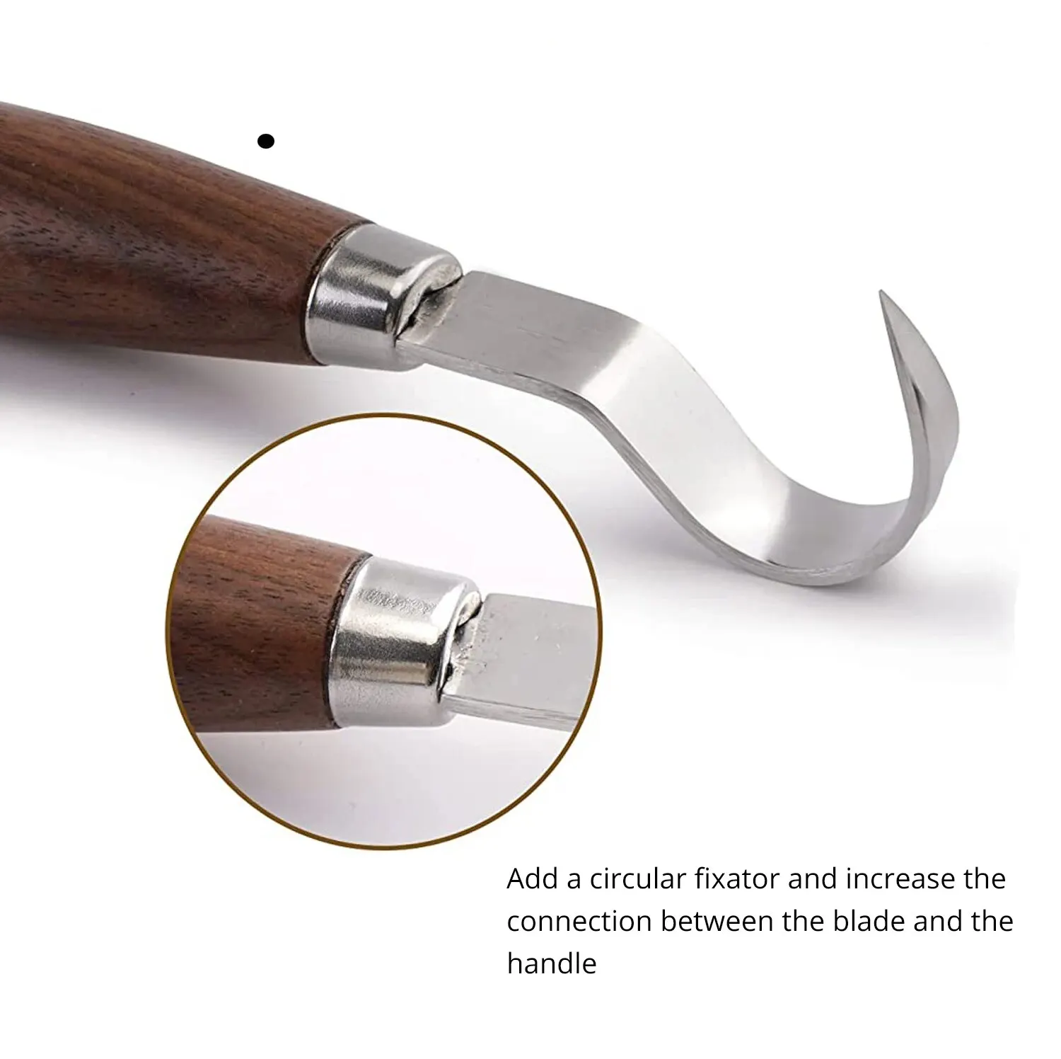 1pc Woodworking Carving Knife Set DIY Hook Knife Professional Carving Tools Curved Wood Scraper Durable Wood