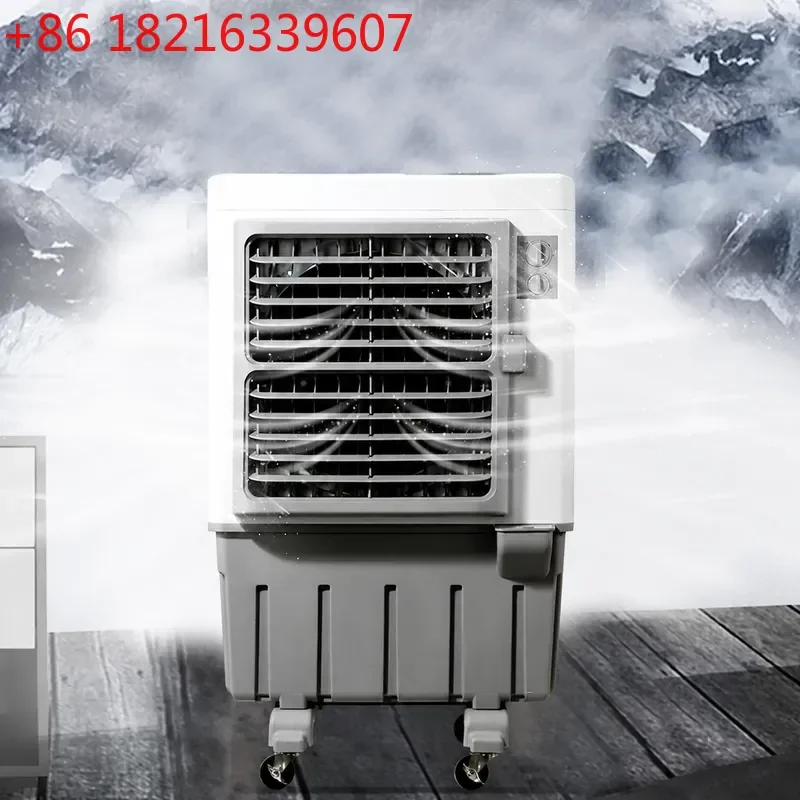 YAOIndustrial Water Cooled Air Conditioner Fan Portable Evaporative Cooler Chiller for Home Office Workshop High Efficiency