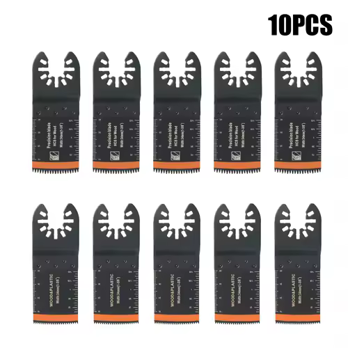 Japanese Tooth Carbide Oscillating Saw Blade Kit 10-39Pcs Arc Edge Oscillating Multitool Blades Precise Cut for Wood PVC Iron - Image 8