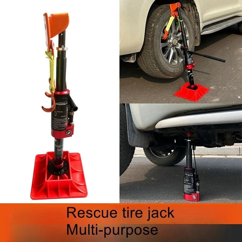 Large stroke hydraulic jack off-road vehicle extended monkey climbing pole lifter desert car extrication