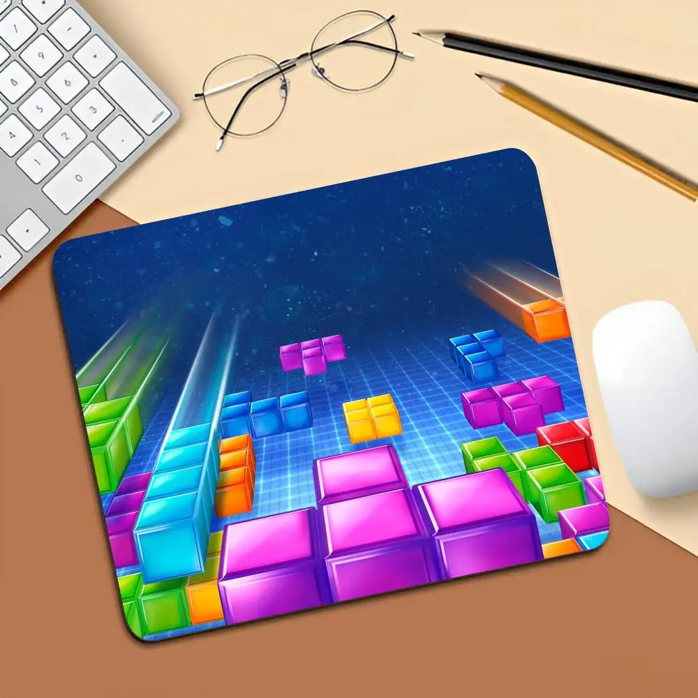 TETRIS Mouse Pad Gaming Laptops Keyboard Mat Deskmat Pc Accessories Desk Protector Mousepad Gamer Mats Anime Mause Pads