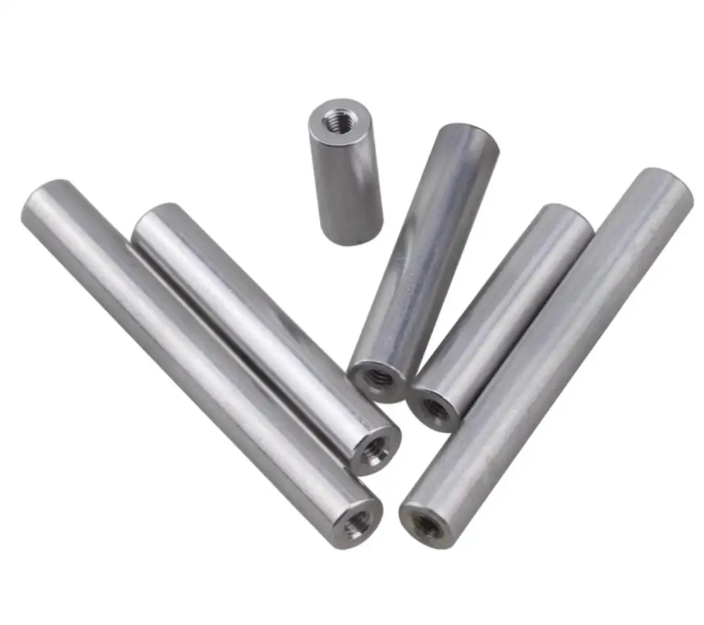 2pcs Aluminum Threaded Round Standoff Spacer M2 M3 M4 M5 M6 M8 M10 Long Nut 30-150mm for RC Drone DIY PCB Assembly