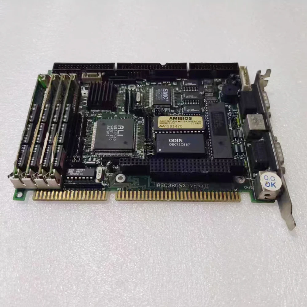 386 Half Long Card Industrial Control Panel ASC386SX VER: D