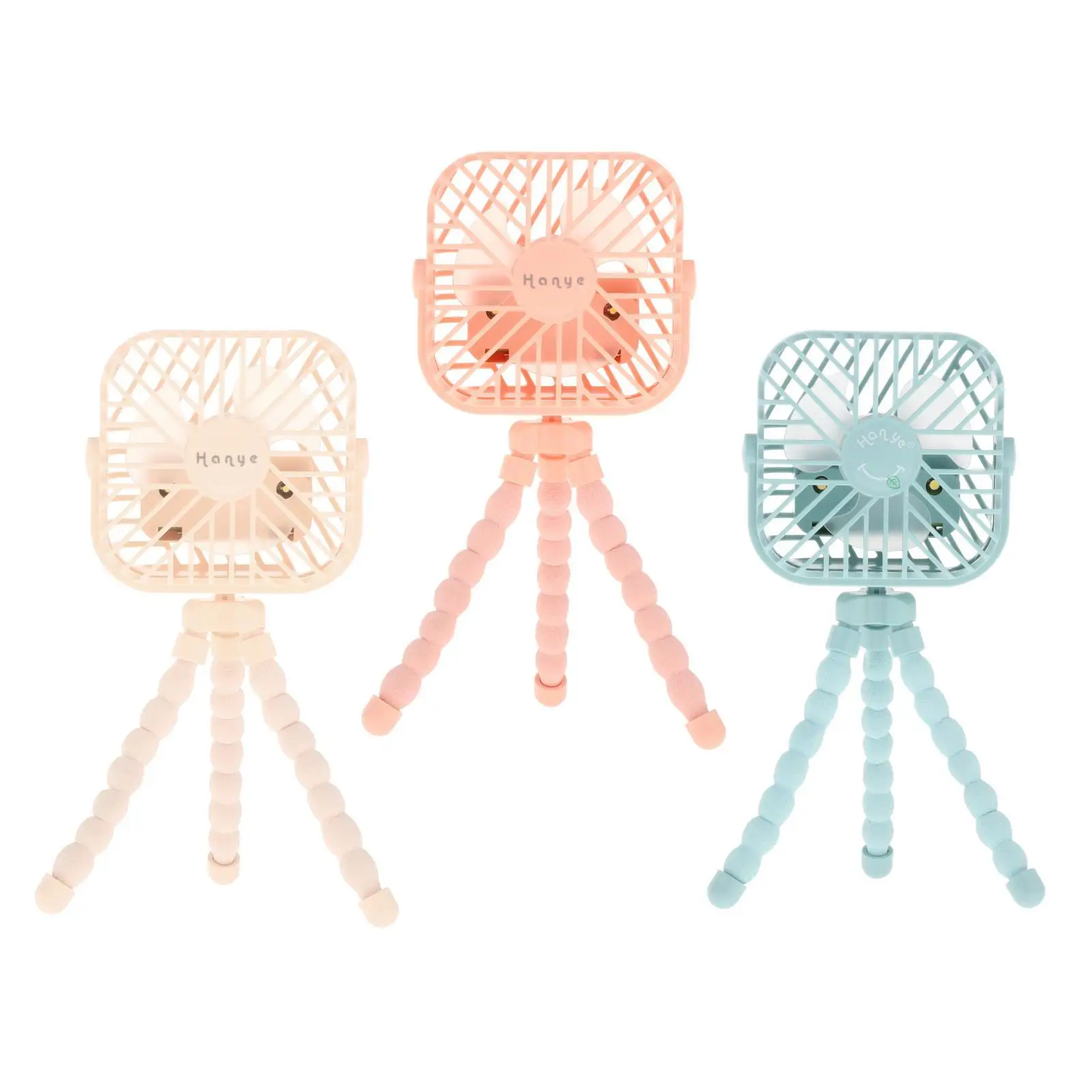 เปลพัดลมส่วนบุคคลมือถือเงียบ kipas angin Portable สำหรับรถเข็นเด็กจักรยานรถบ้านเตียงในบ้าน