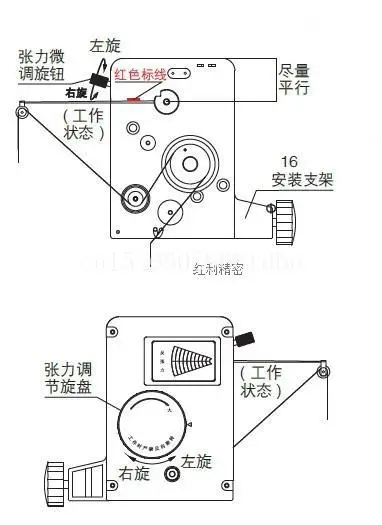 Supply Magnetic Tensioner MTCS with Reference Wire Diameter of 0.04 0.14mm