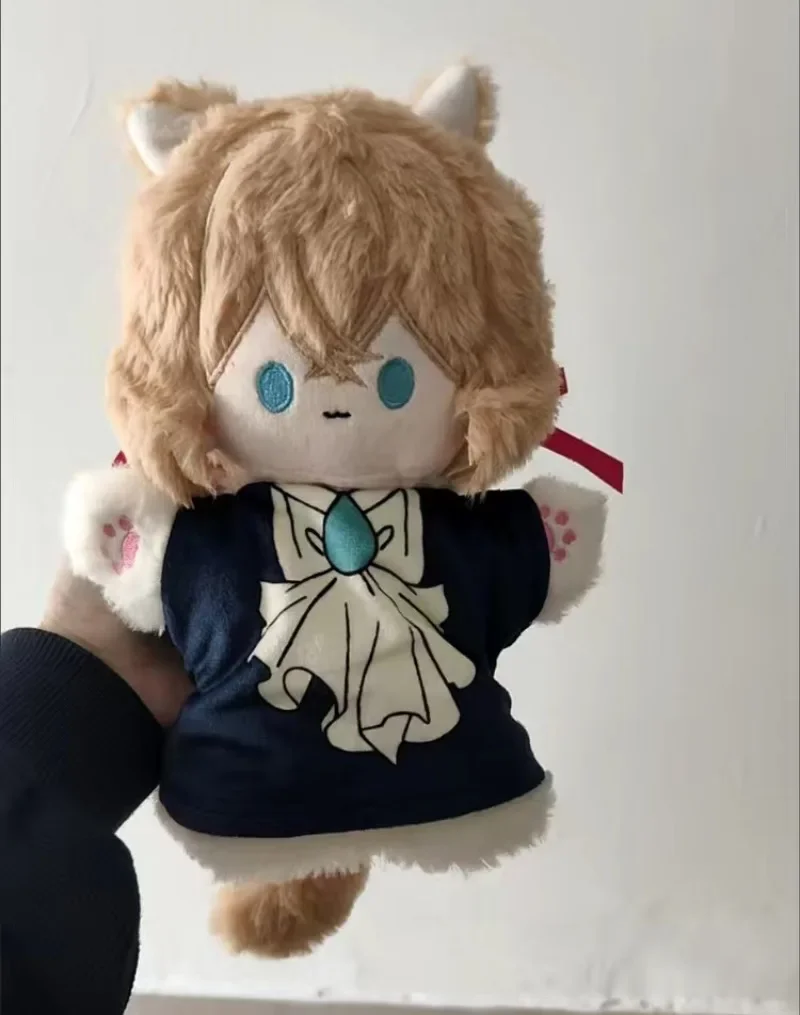 Kawaii Anime Game Adorable Violet Evergarden Cosplay Soft Hand Puppets Plush Cotton Doll Figures Toy Cute Gift 30cm