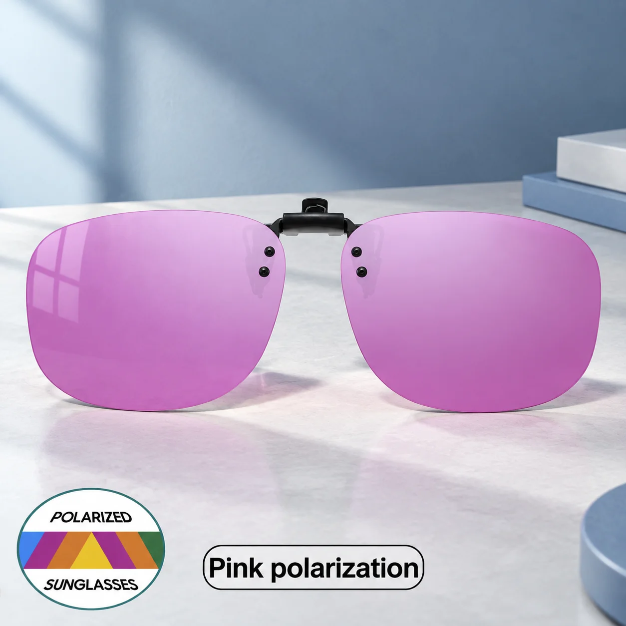 Sunglasses Women Men Sunglass UV400 Clip-On Flip Up Polarized Delicate Sun Glasses Night Vision Running Daily Driving