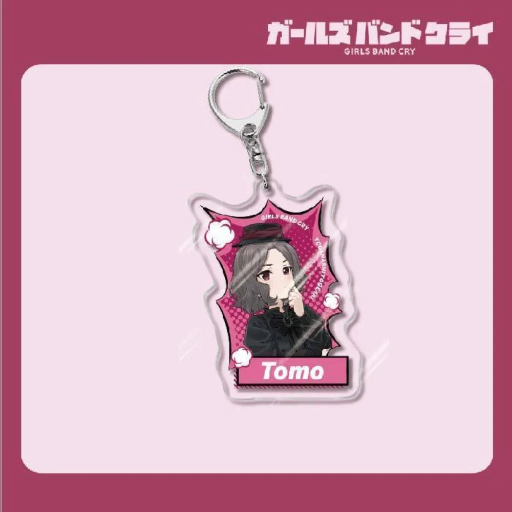 New GIRLS BAND CRY Key Buckle NINA ISERI MOMOKA KAWARAGI Anime Peripheral Cute Originality A Bag Pen Case Hanging Decorations