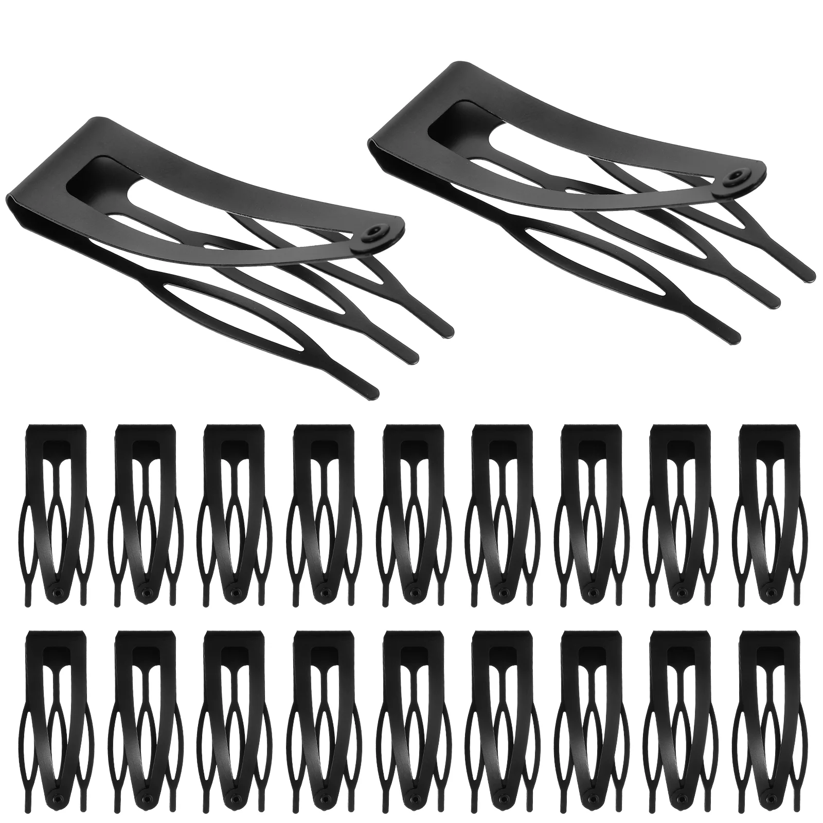 

30 Pcs Snap Hairpin Girls Clips for Metal Accessories Pins 8-12 Tool Small Women