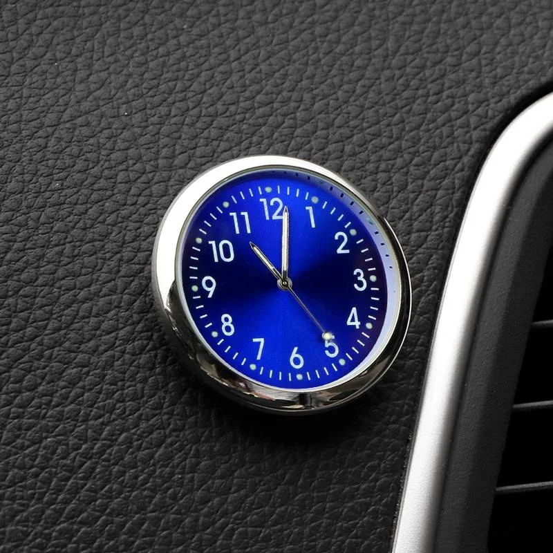 Luminous Auto Gauge Clock Mini Car Clock with Clip Air Outlet Watch Clock for Styling Car Accessories Interior