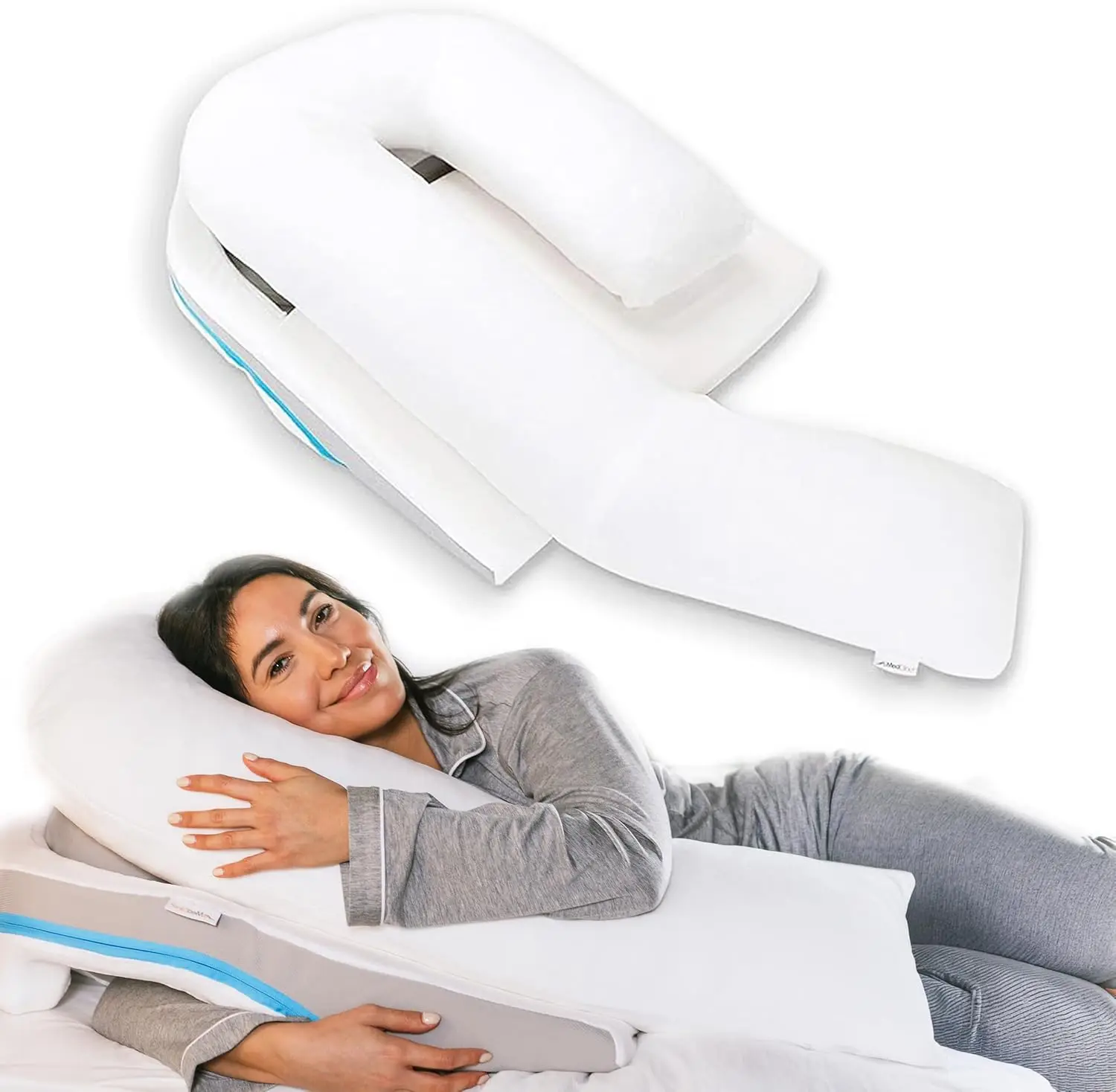Shoulder Relief System, Side Sleeper Pillow, Large 5'10