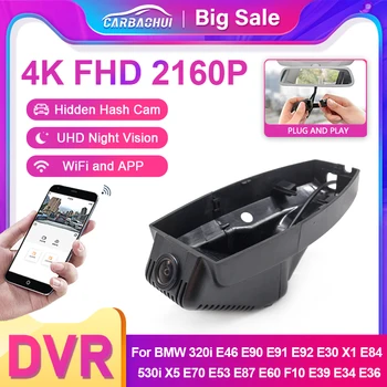 Nieuwe 4K Auto DVR Wifi DVR Video recorder dash cam Voor BMW 320i e46 e90 e91 e92 e30 530i f10 e39 e34 e36 x1 e84 x5 e70 e53 e87