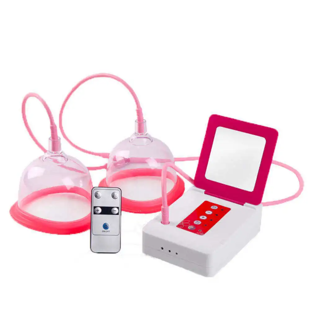 USB plug Breast Enhancement Anti Sagging Lift Breast Growth Electric Breast Massager with Intelligent Remote Control