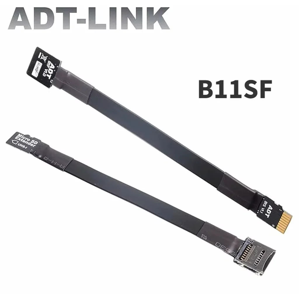 ADT-Link UHS-I Micro SD To Micro SD Card Adapter Extender Extension Cable For SDHC SDXC UHS-I Full Speed Non-FPC MicroSD TF Card