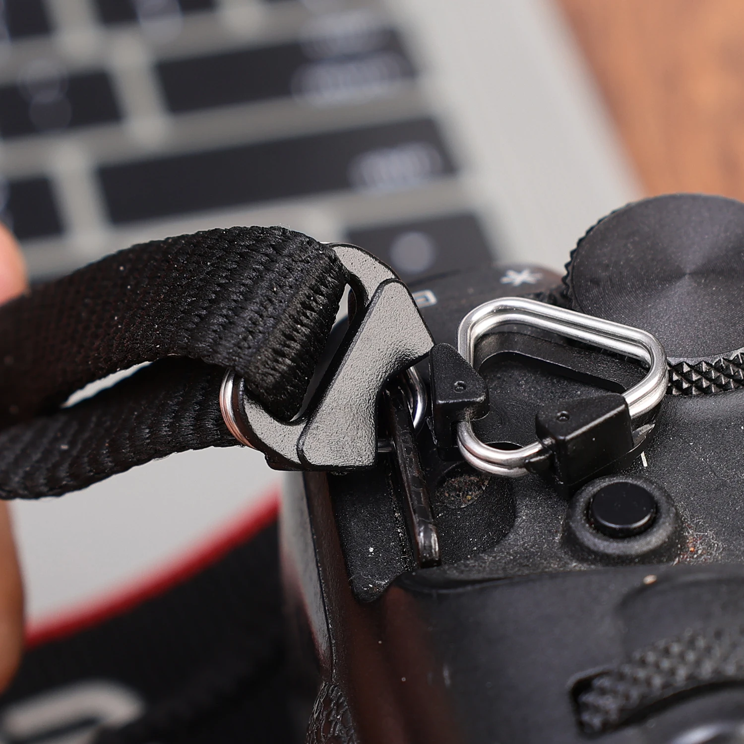 wrist strap peak design split rings Stainless Steel Triangle Split Ring for GoPro DJI