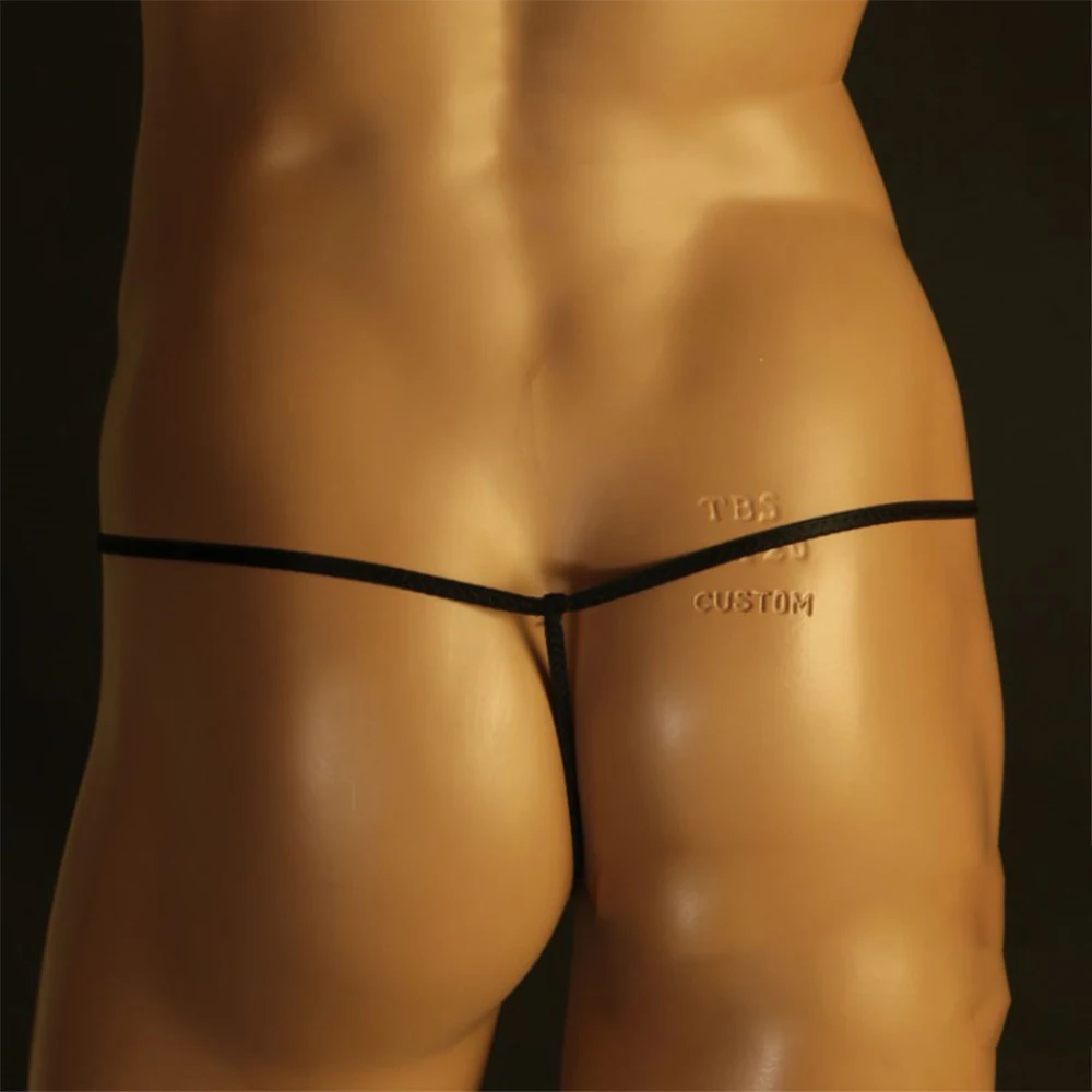 

Sexy Men Bulge Pouch Thong Ultra-thin Low Rise G-String Transparent Breathable Mesh Gay See Through T-Back Panties Underwear