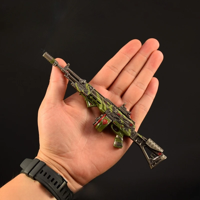 新しい 18 センチメートルアリーナブレイクアウトゲーム周辺アーム AKE 金属モデル武器と小道具デスクトップ飾る装飾品誕生日プレゼントのおもちゃ