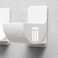 2/6PCS Wall Mounted Trash Bags Holder Garbage Bag Storage Box Organizer Plastic Bag Film Container Dispenser For Kitchen Shelf 5