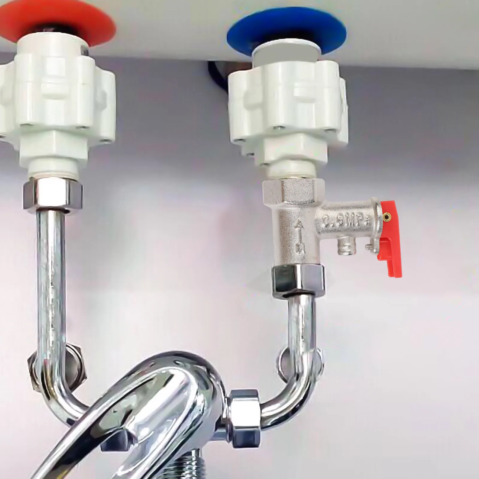 Pressure Relief Valve Electric Water Heater Safety Valve Brass Adjustable Pressure Reducing Spring Pressure Relief Valves Tool