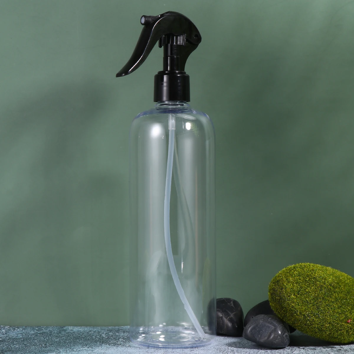 

3Sets Spray Bottle Portable Transparent Plastic Water Sprayer 500ml Refillable Mist Atomizer Bottles for Travel