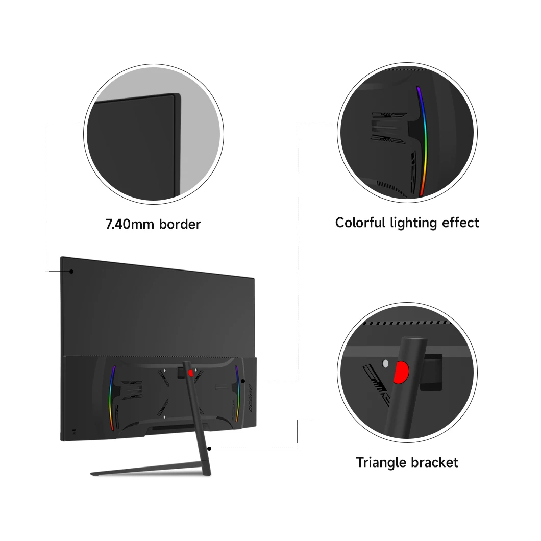 كمبيوتر شخصي 24 بوصة ألعاب 1 مللي ثانية 4 مللي ثانية للكمبيوتر