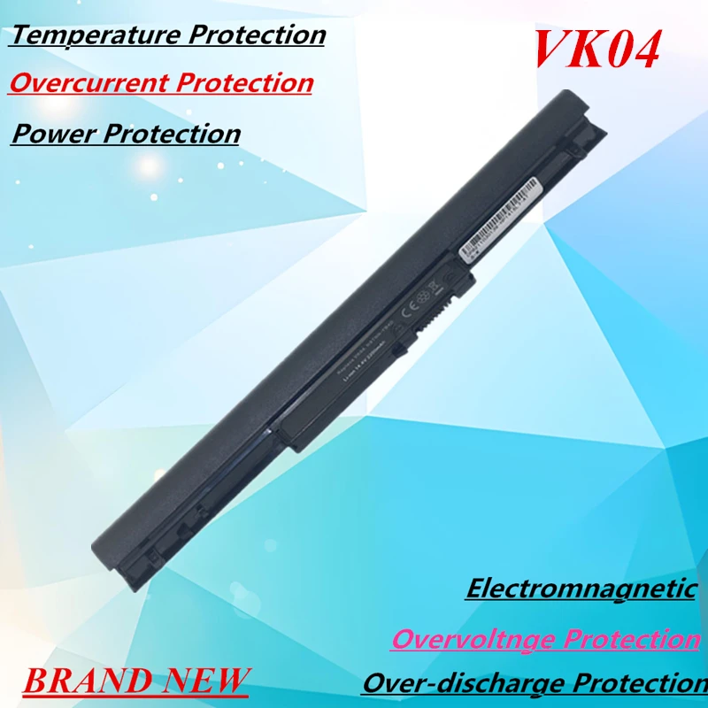 VK04 VKO4 Laptop Battery For HP Pavilion  Sleekbook 14 14t 14z 15 15t  15z Series