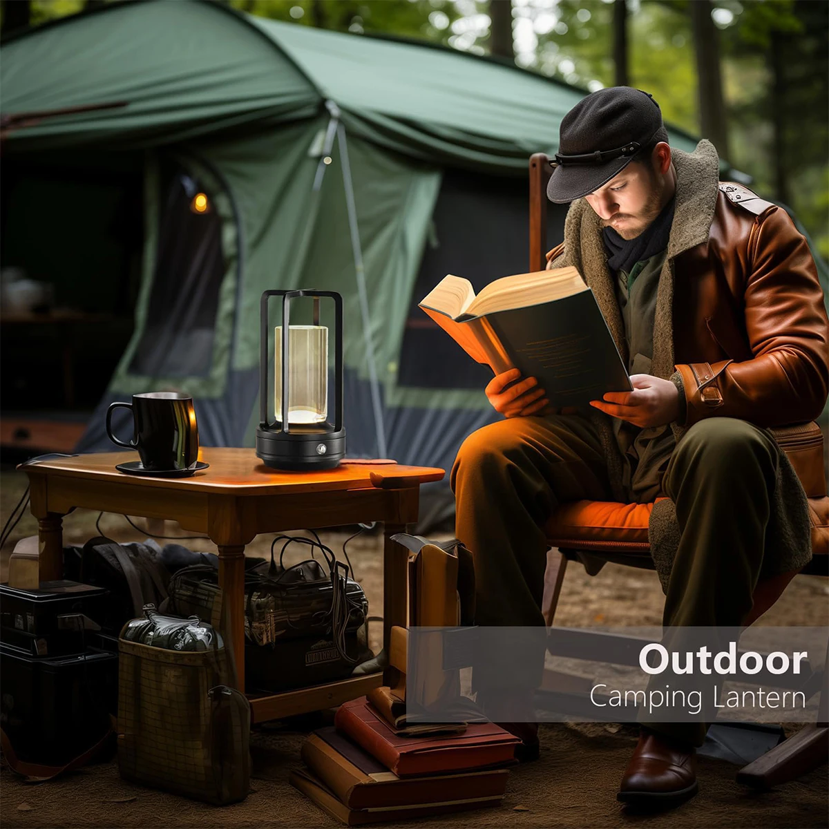 Led Touch Night Table Lamp Indoor Plastic Light Rechargeable Touch-sensor-desktop Lights Restaurant-creative Decorative Wireless