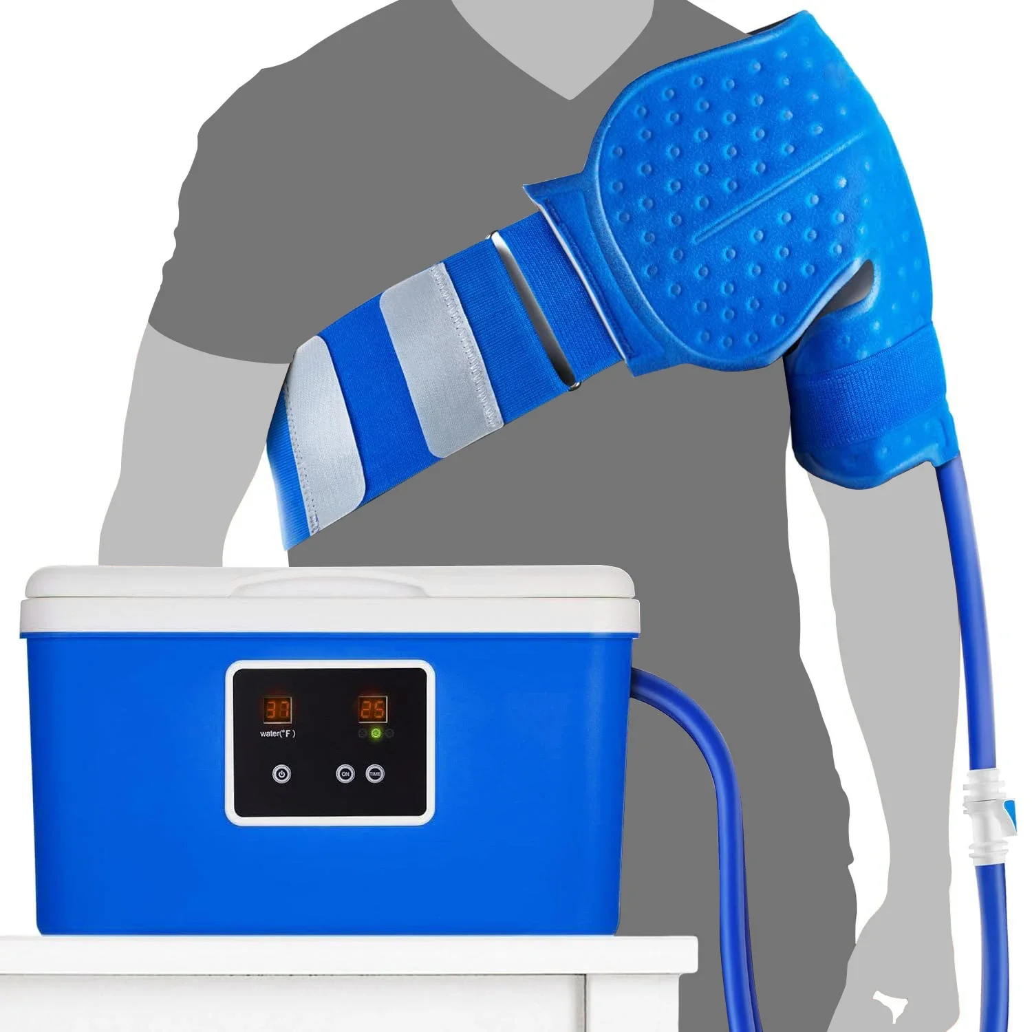 KONBEST Electric Physical Therapy Cryo Ice Pack Circulation Machine for Knee Recovery