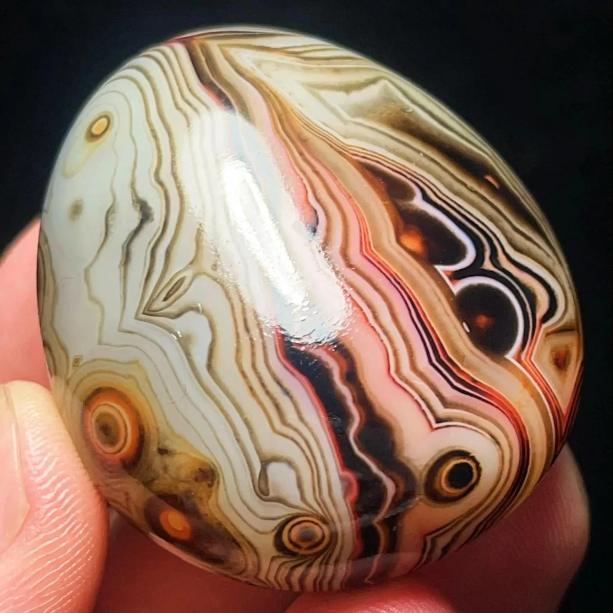 Natural Banded Agate Multi Color, Polished Tumbled, Hand Selected, Vase Filler, Crystal Collection, Table Display, Desk Decor
