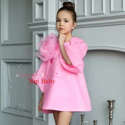 Princess Glitter Lush Girl Party Dresses Elegant Girl Princess Dress Flower luxurious Birthday Wedding Dress Girl Customized