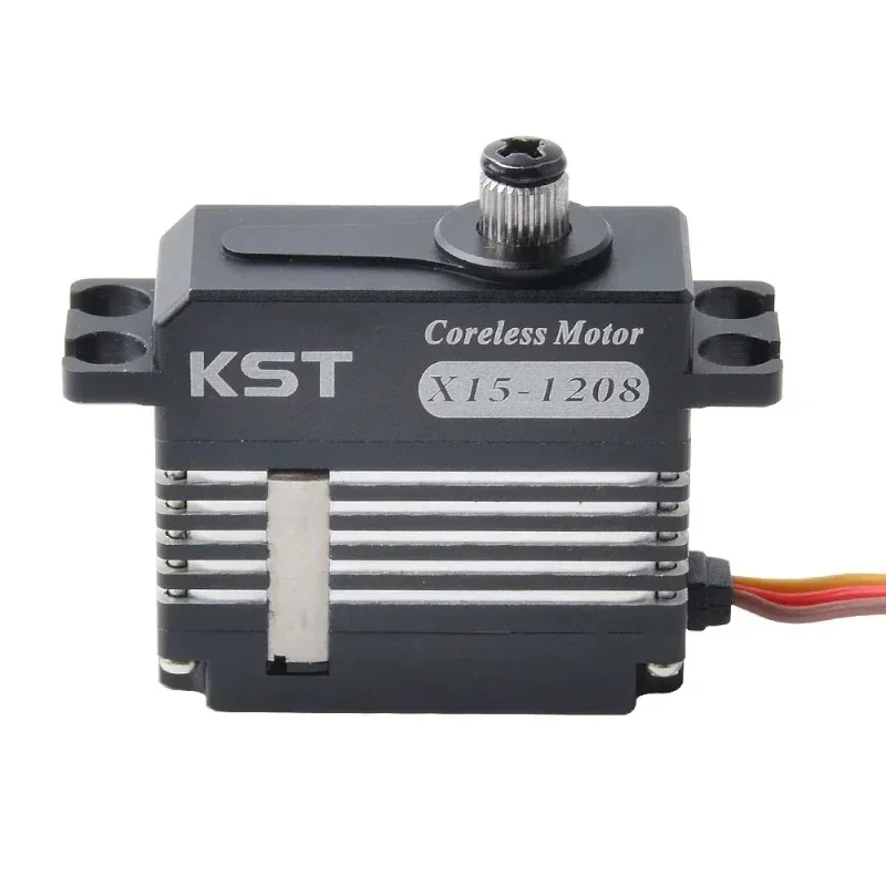 Fy1pcs new KST X15-1208 13.5Kgf.cm 0.07sec High Quality Mini Corelss Circulating High Voltage Servo for RC Helicopter