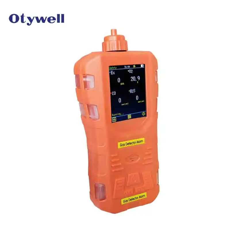 OT135 iot multi-gas alarm detector, methane ch4 co2 h2 co n2 h2s gas analysis meter