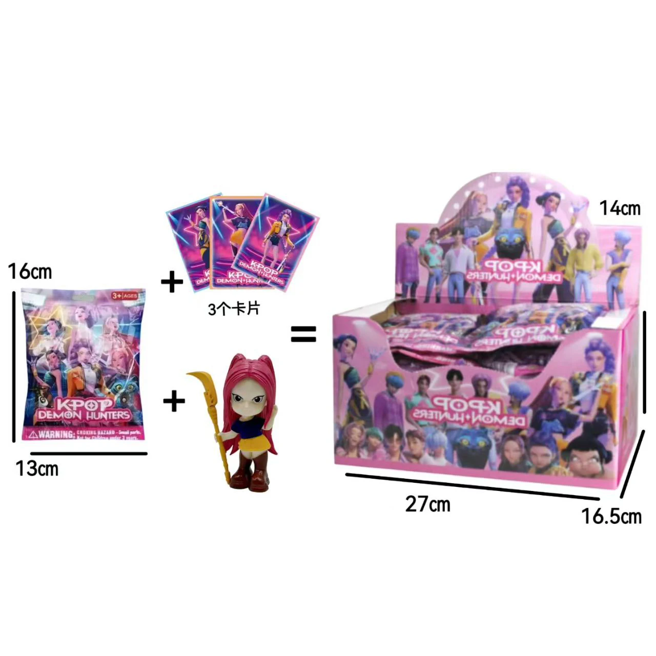 Anime KPop Dämon Hunters Box HUNTRIX SAJA JUNGEN RUMI MIRA ZOEY Derpy Tiger Action Figur Modell Puppe Spielzeug Geheimnis Dekor Geschenk