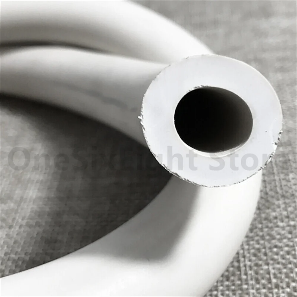 White Rubber Hose Vacuum Rubber Tube Anti-wear Protection Suction And Conveying Pipe Inner Diameter 1.5-25mm