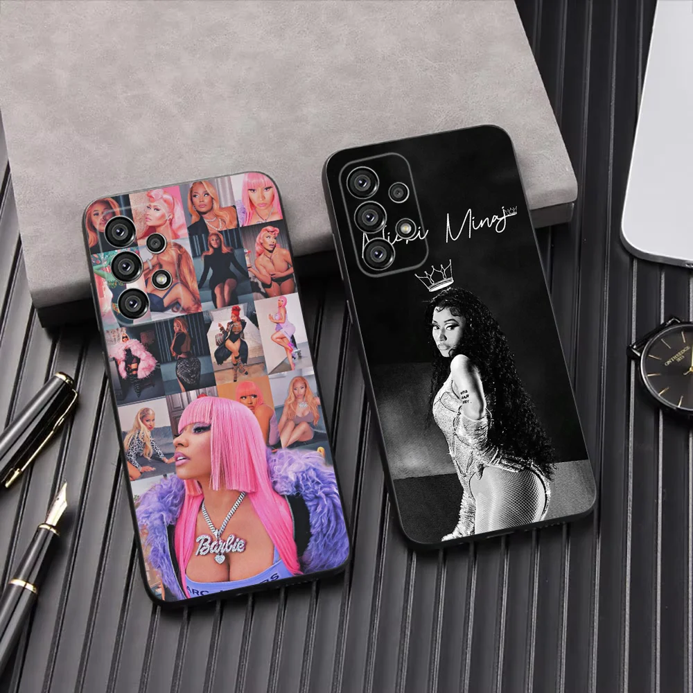 

Singer N-Nicki M-Minaj Phone Case For Samsung Galaxy A13,A21s,A22,A31,A32,A52,A53,A71,A80,A91 Soft Black Shell