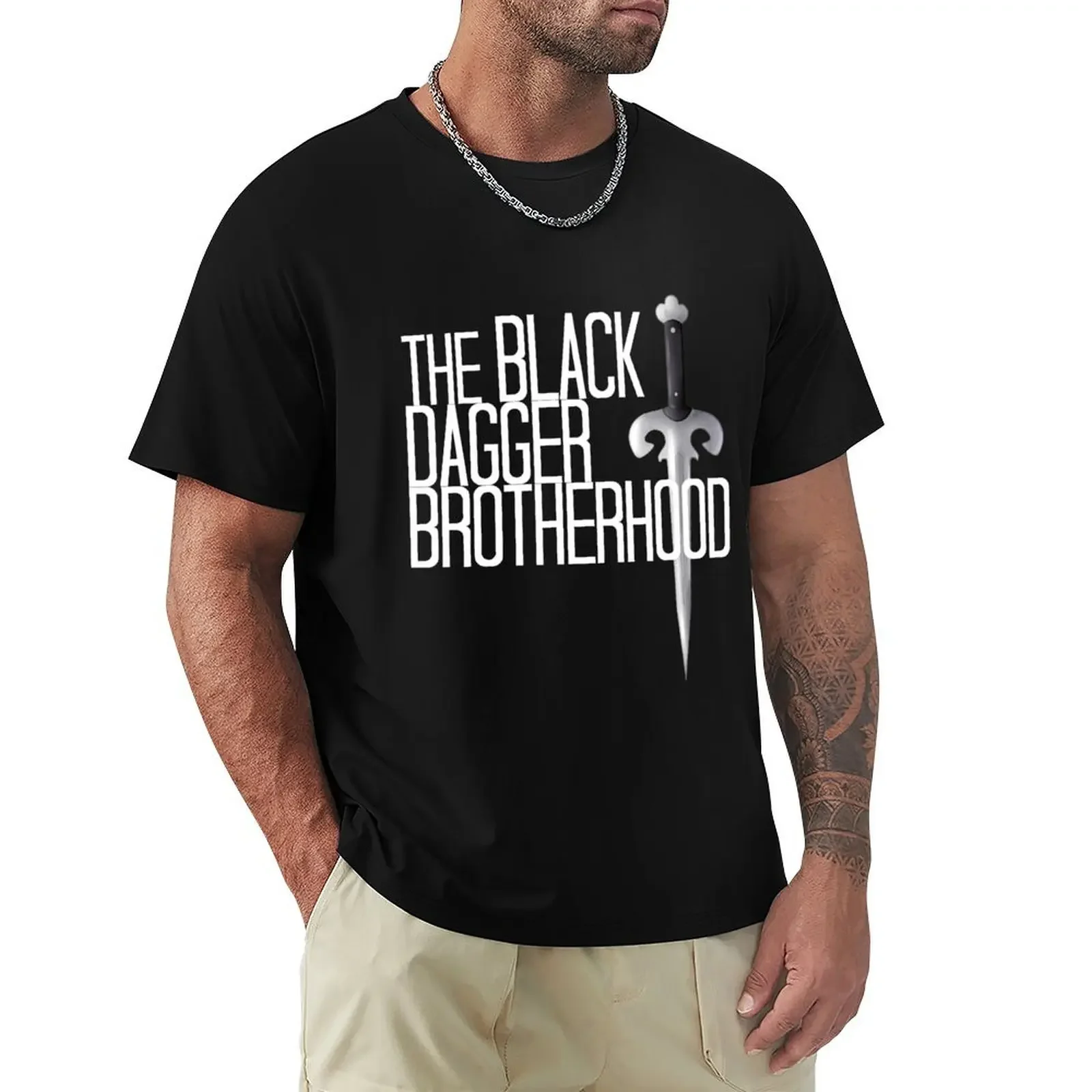 

The BLACK DAGGER BROTHERHOOD [white text] T-Shirt boys whites cute clothes blue archive Men's t shirts